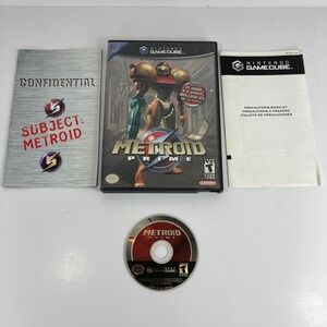 Metroid Prime (Nintendo GameCube, 2004) No Manual - Tested